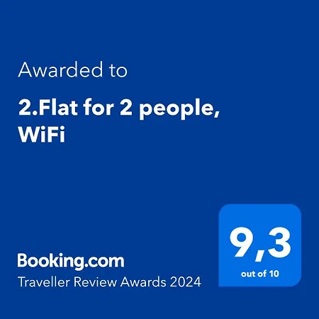 Flat2 For 2 People, Wifi Apartament *